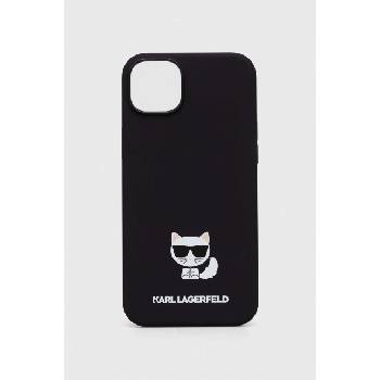 KARL LAGERFELD Кейс за телефон Karl Lagerfeld iPhone 14 Plus 6, 7 в черно (KLHCP14MSLCTBK)