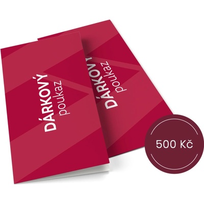 Elektronický dárkový voucher 500 Kč