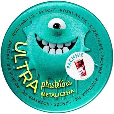 Ultra plastelína s vůní koly zelená metalická