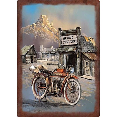 Ceduľa USA Motobike