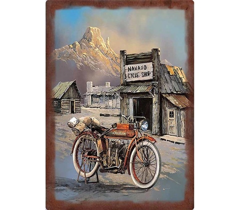 Ceduľa USA Motobike