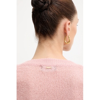 Fracomina Пуловер с вълна Fracomina в розово от лека материя FS25WT7011K50501 (FS25WT7011K50501)