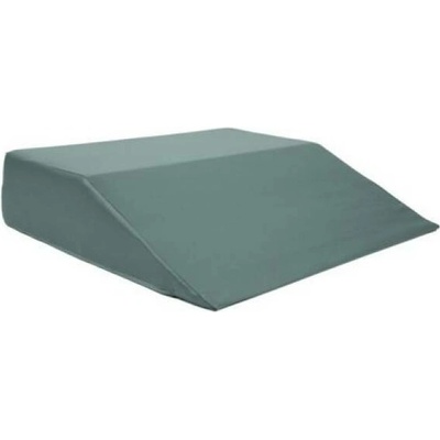Decutex Polohovací dvouvrstvový klinový polštář se šedým potahem 43x45x10