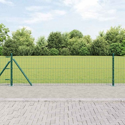 OMAXI Evropský plot s betonovou základnou 50 x 0,6 m Zelená Síťovina 242235