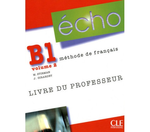 Echo B1/2 Livre du professeur