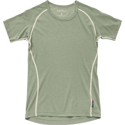 Devold Дамско мериносово термобельо Devold Women's Lauparen Merino 190 Base Tee Merino base layer - Fog - размер XL (115-2427-0115)