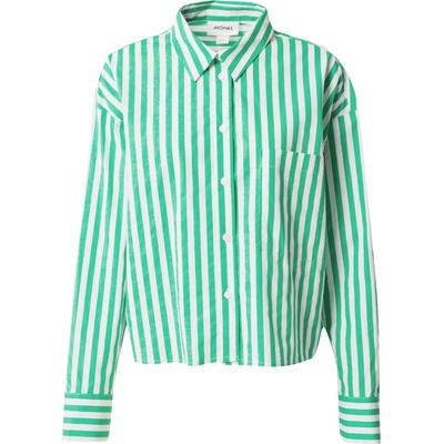Monki Блуза зелено, размер XL