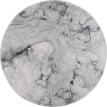 Vitaus Светлосив миещ се кръгъл килим ø 120 cm - Vitaus (KRN-S9510-Yuvarlak-120x120)