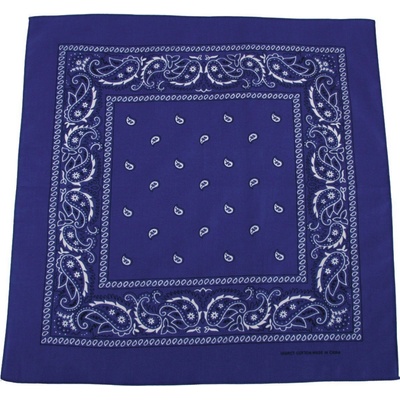 Bandana šátek modrá/bílá