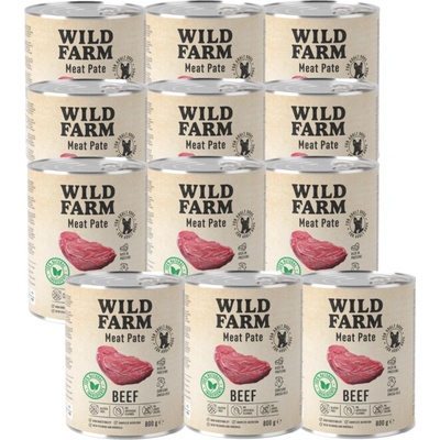 Wild Farm Hovädzia paštéta 12 x 800 g
