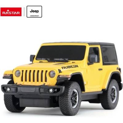 Rastar RC auto Jeep Wrangler RTR žluté 1:24
