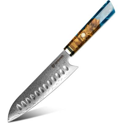 DAMANO nůž šéfkuchařský Santoku AZURE DMS-205 (7")