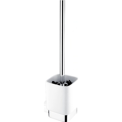 Nimco Kibo WC kartáč s držákem, bílá/chrom Ki 14094KN-26