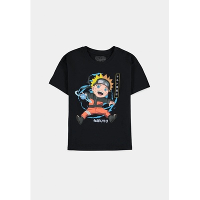 Naruto Shippuden Boys Short Sleeved T-shirt Black