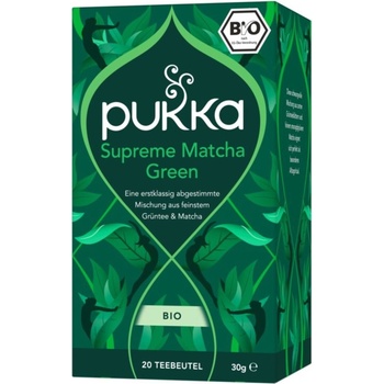 Pukka Herbs Био зелен чай Supreme Matcha Green - 20 пакетчета чай
