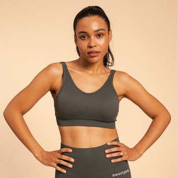 GymBeam BeastPink Спортен сутиен Hyper Shadow L
