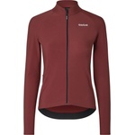 GripGrab Дамска фланелка с дълъг ръкав за колоездене GripGrab Women's PACR Thermal Long Sleeve Jersey Cycling jersey - Dark Red - размер XL (156-2691-0115)