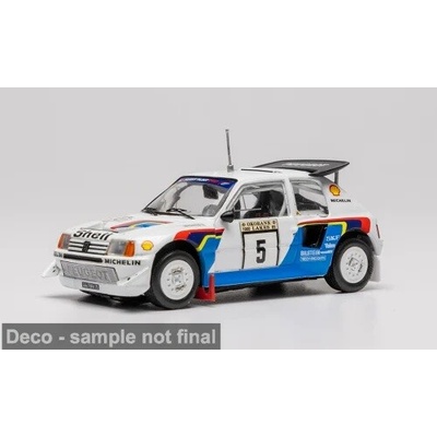 Peugeot 205 Turbo 16V Evo 21000 Lakes Rally 1986 #6 BlomqvistBerglund 1:43 IXO