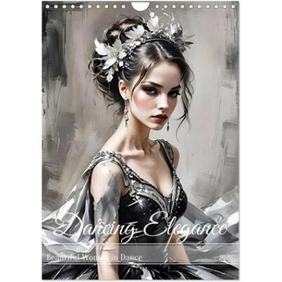 Dancing Elegance Wall DIN A4 portrait, CALVENDO 12 Month Wall 2026