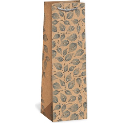 ARGUS Darčeková papierová taška NATUR na víno (11 x 36 cm) 07340138