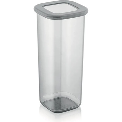 Horecano home-Кутия квадрат със силиконов капак 1, 75l АНТРАЦИТ (bnm-0735) (014846)