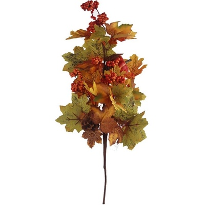 Podzimní větev s dýní X6389 - 60 cm