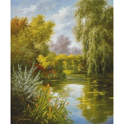 Krajina u jezera I 1 deska 50x60