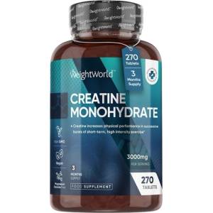 Weight World Creatine Monohydrate 1000 mg Tablets [270 Таблетки]