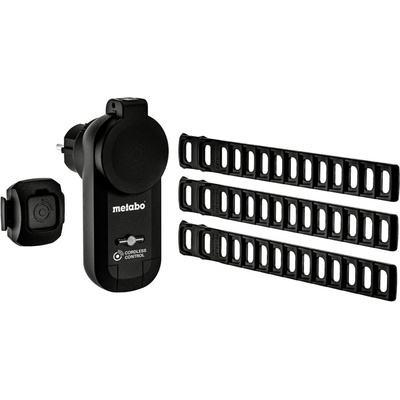 METABO - Sada pro start a zastavení CordlessControl, typ E (dálkově ovládaná zásuvka, vysílač, 3 x univerzální páska)