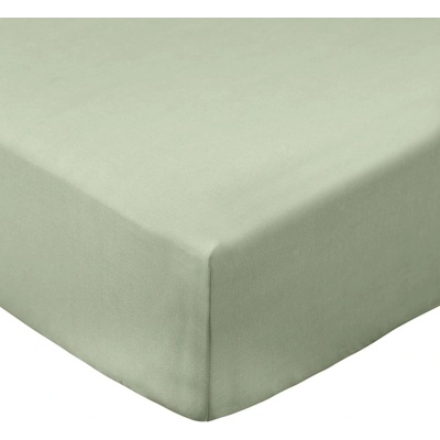 Bianca Зелен еластичен чаршаф от памук перкал 90x190 cm Cotton Percale - Bianca (BD/52521/R/SFDX/SA)