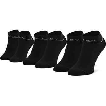 DKNY Комплект 3 чифта къси чорапи дамски DKNY Olivia S4_0002T_DKY Black (Olivia S4_0002T_DKY)