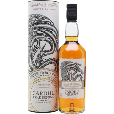 Cardhu Game Of Thrones House Targaryen Single Malt Whisky 40% 0,7 l (tuba)