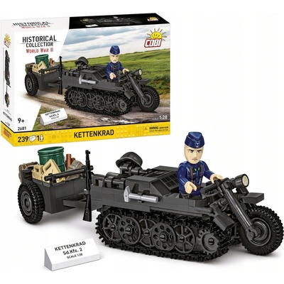 COBI 2681 World War II Německé polopásové vozidlo Kettenkrad 1:28