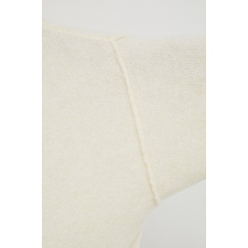 American Vintage Пуловер с вълна American Vintage PULL ML COL BATEAU дамски в бежово DAM225 (DAM225)