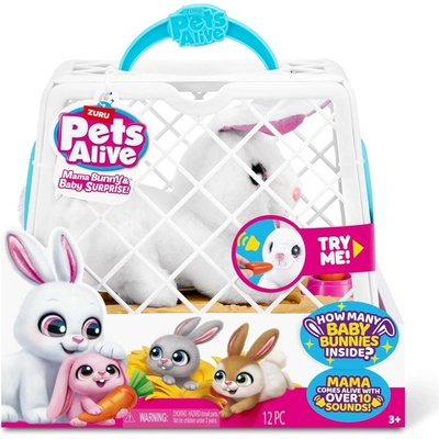 ZURU Pets Alive Mama Bunny & Baby Surprise