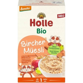 HOLLE Bio ovocné müsli s jablkom hrozienkami a mandľami 200 g