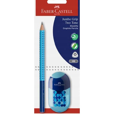 STRÚHADLO ceruzky s gumou FABER-CASTELL Grip 2001