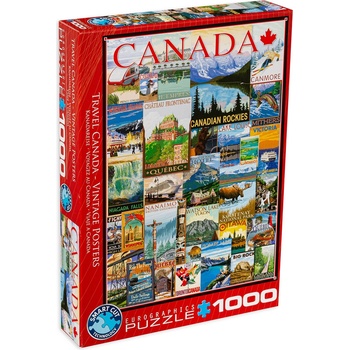 EUROGRAPHICS Пъзел Eurographics от 1000 части - Пътуване из Канада (60000778)