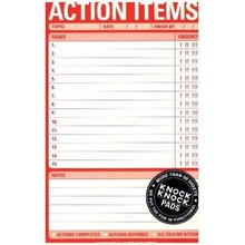 Knock Knock Action Items! Knock Knock Pad PaKnock Knock