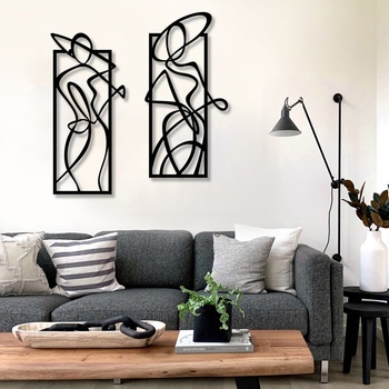 Image 1 of Decono Метална Декорация Елегантни Дами