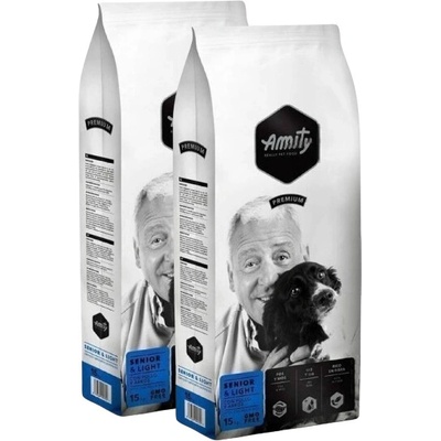 Amity Premium dog Senior & light 2 x 15 kg