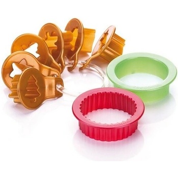 Tescoma DELÍCIA vianočné vykrajovačky na linecké koláčiky 8 ks