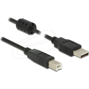 Delock Кабел Delock USB-A към USB-B, 1.0m, черен (84895) - caretech