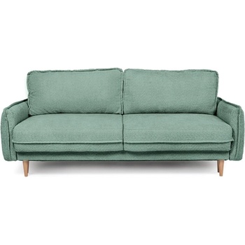 Bonami Зелен разтегателен диван от плат букле 215 cm Patti - Bonami Selection (PATTI3SEATERABRIAMO10)