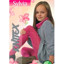 Knittex dětské punčocháče Puchatki malina Raspberry