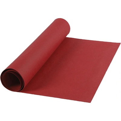 Creativ Company Papír se vzhledem kůže červený 50 × 100 cm