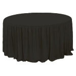 Horecano HORECANO-Драперия за маса ф152xh74cm - BLACK L4, 77m (HC-16144) (0116144)