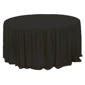 Horecano HORECANO-Драперия за маса ф152xh74cm - BLACK L4, 77m (HC-16144) (0116144)
