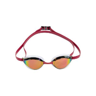 Plavecké okuliare arena PYTHON MIRROR - copper- white-redwine