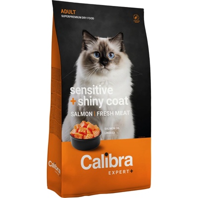 Calibra Cat EXPERT+ Adult Sensitive & Shiny coat 0,4 kg